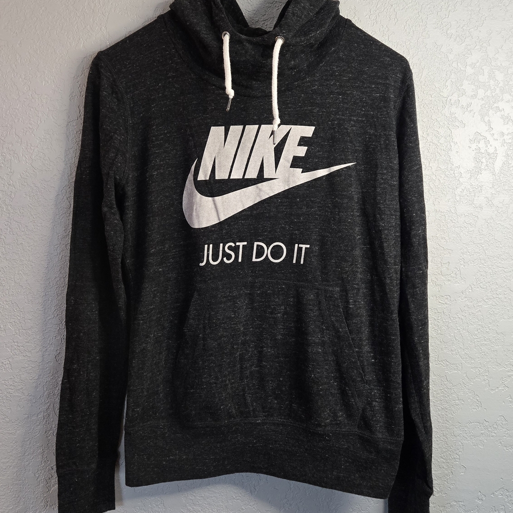 Nike Charcoal Hooded Sweatshirt